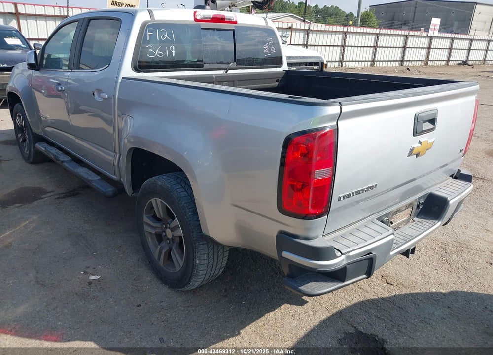 2015 CHEVROLET COLORADO LT VIN: 1GCGSBE39F1213619