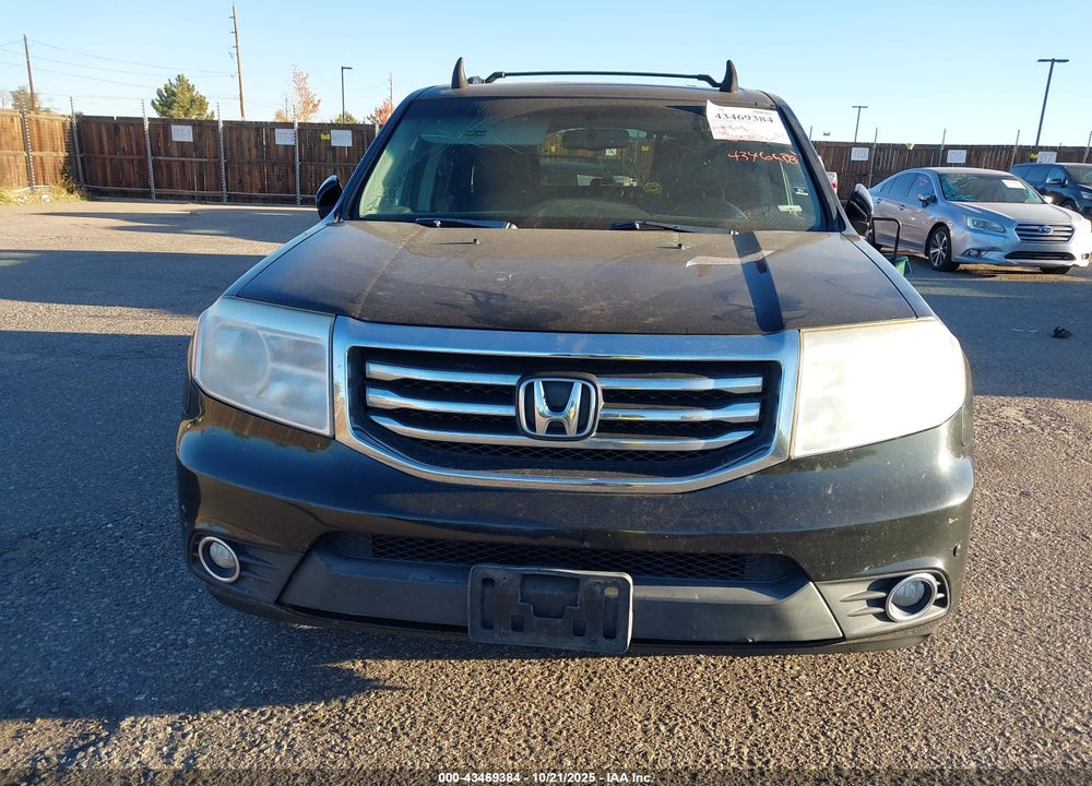 2012 HONDA PILOT TOURING VIN: 5FNYF4H97CB071942
