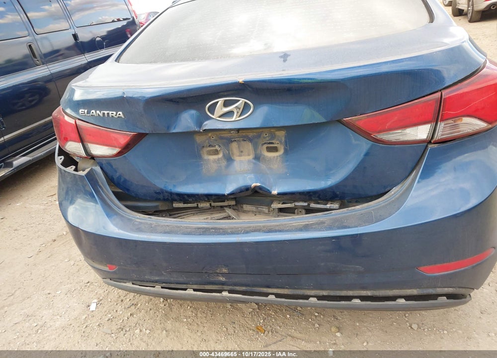 2016 HYUNDAI ELANTRA VALUE EDITION VIN: KMHDH4AE2GU554117