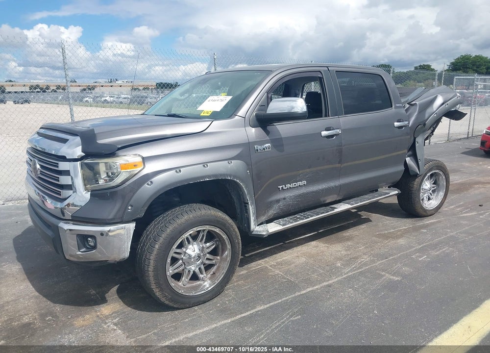 2018 TOYOTA TUNDRA LIMITED 5.7L V8 VIN: 5TFHW5F19JX774917