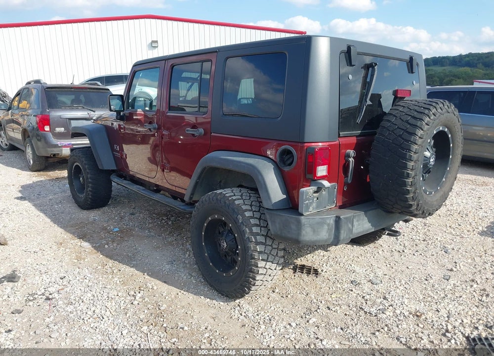 2007 JEEP WRANGLER UNLIMITED X VIN: 1J4GA39167L157849
