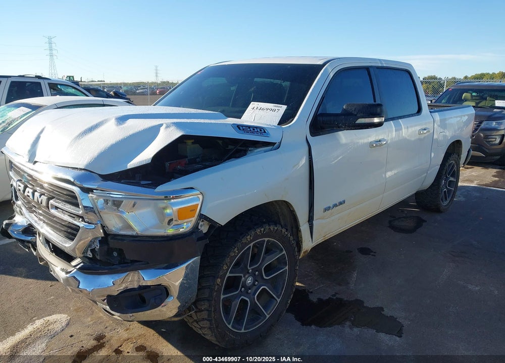 2019 RAM 1500 BIG HORN/LONE STAR 4X4 5'7 BOX VIN: 1C6SRFFT6KN663864