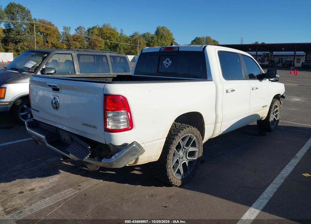 2019 RAM 1500 BIG HORN/LONE STAR 4X4 5'7 BOX VIN: 1C6SRFFT6KN663864