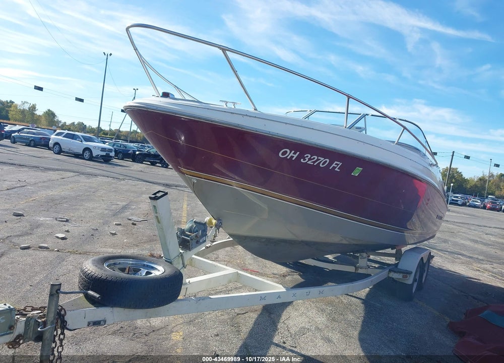1995 MAXUM BOAT ON TRAILER VIN: USKA30MHH495