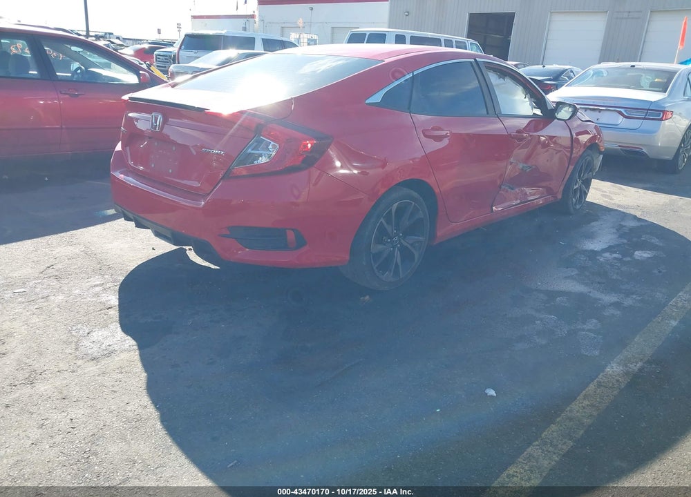 2020 HONDA CIVIC SPORT VIN: 2HGFC2F82LH542325