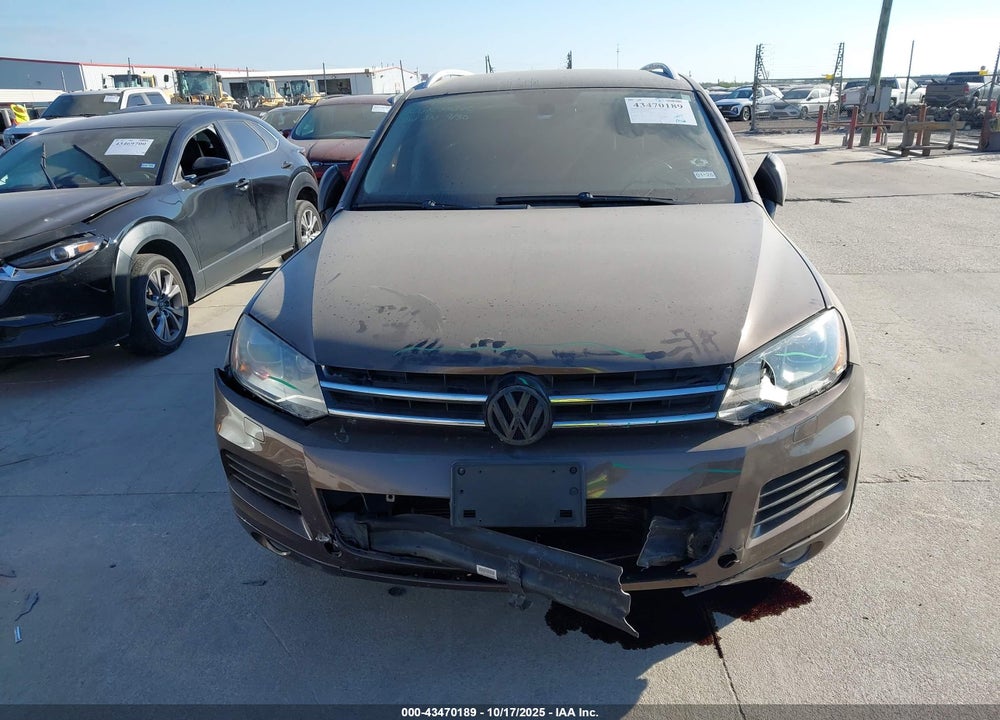 2013 VOLKSWAGEN TOUAREG VIN: WVGEF9BP4DD009474