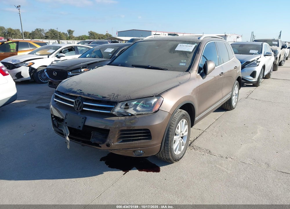 2013 VOLKSWAGEN TOUAREG VIN: WVGEF9BP4DD009474