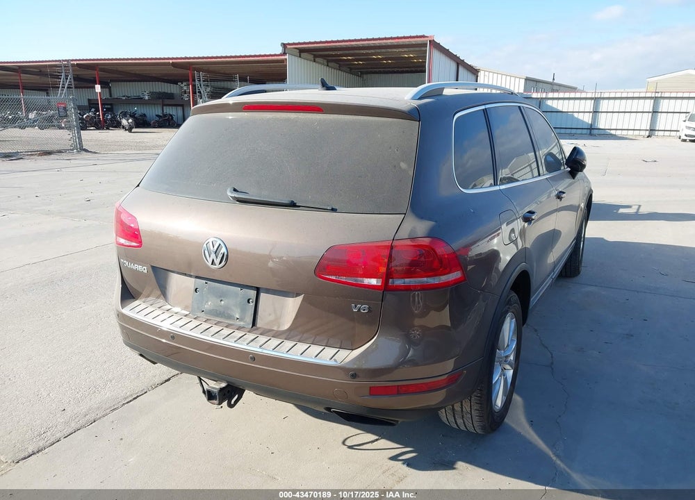 2013 VOLKSWAGEN TOUAREG VIN: WVGEF9BP4DD009474