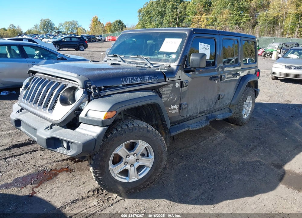 2018 JEEP WRANGLER UNLIMITED SPORT S 4X4 VIN: 1C4HJXDG1JW227096