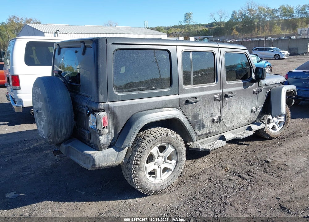 2018 JEEP WRANGLER UNLIMITED SPORT S 4X4 VIN: 1C4HJXDG1JW227096