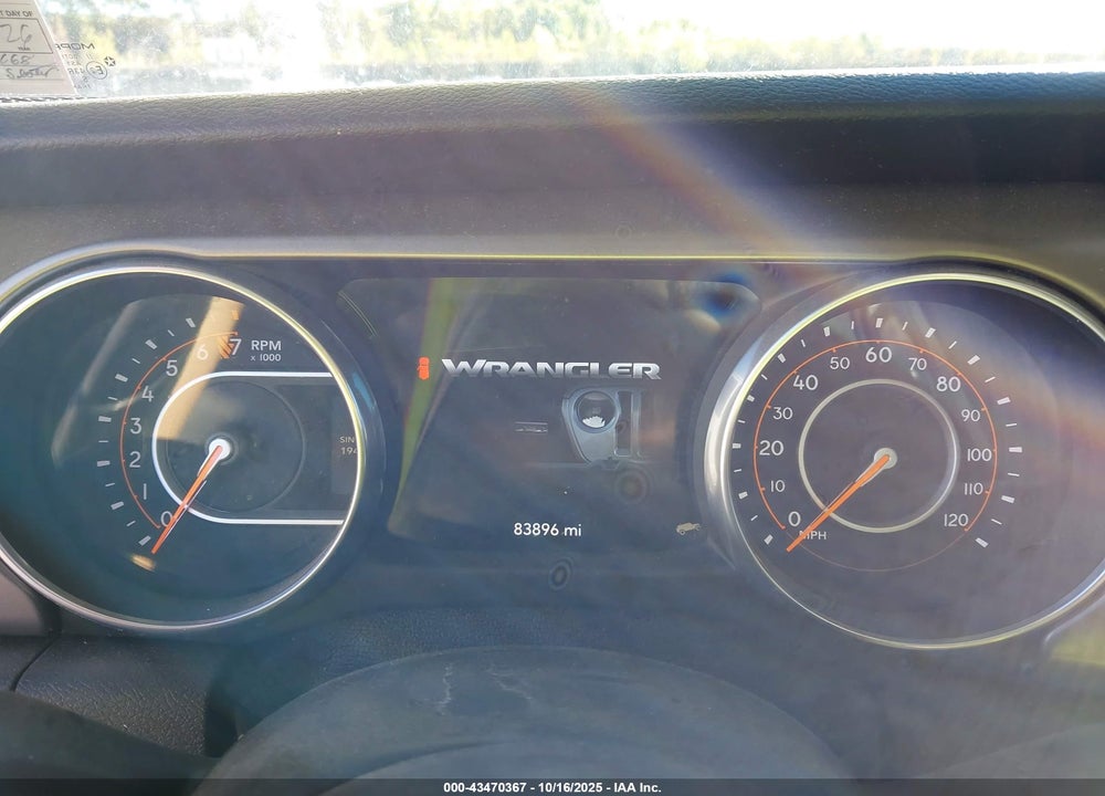 2018 JEEP WRANGLER UNLIMITED SPORT S 4X4 VIN: 1C4HJXDG1JW227096