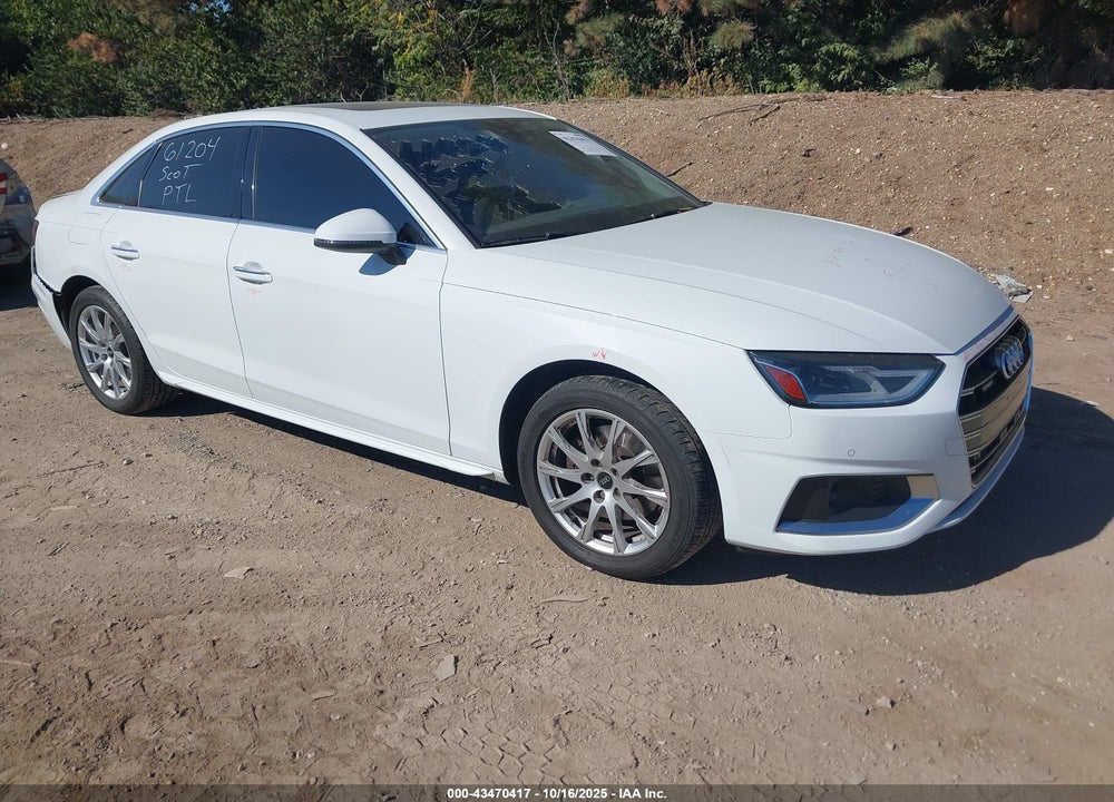 2021 AUDI A4 PREMIUM 40 TFSI QUATTRO S TRONIC VIN: WAUABAF47MA034139
