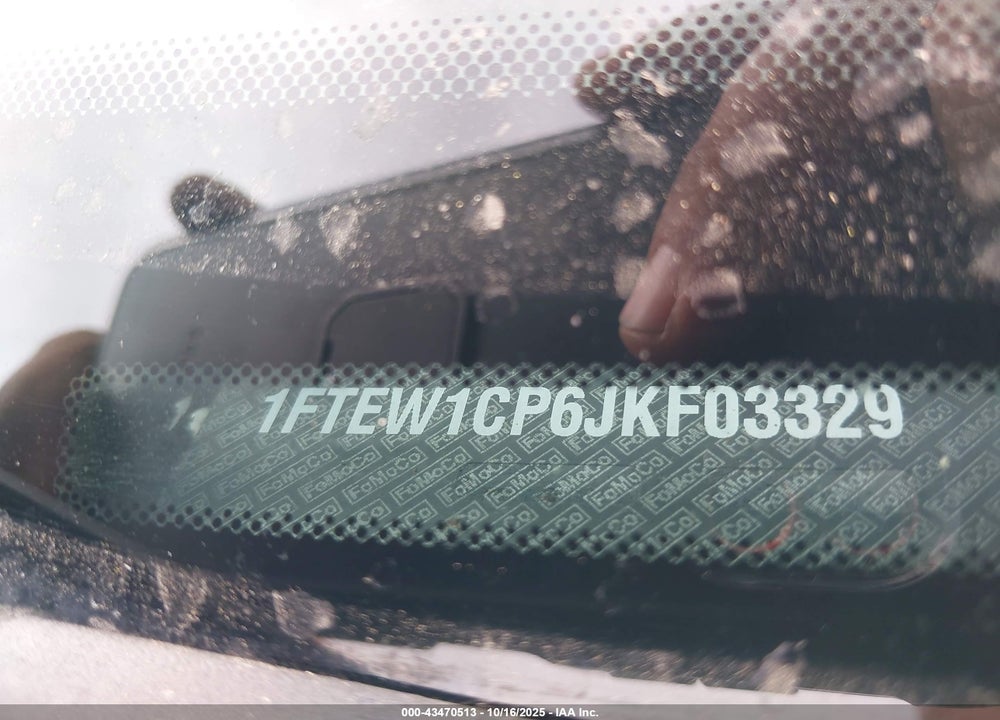 2018 FORD F-150 XLT VIN: 1FTEW1CP6JKF03329