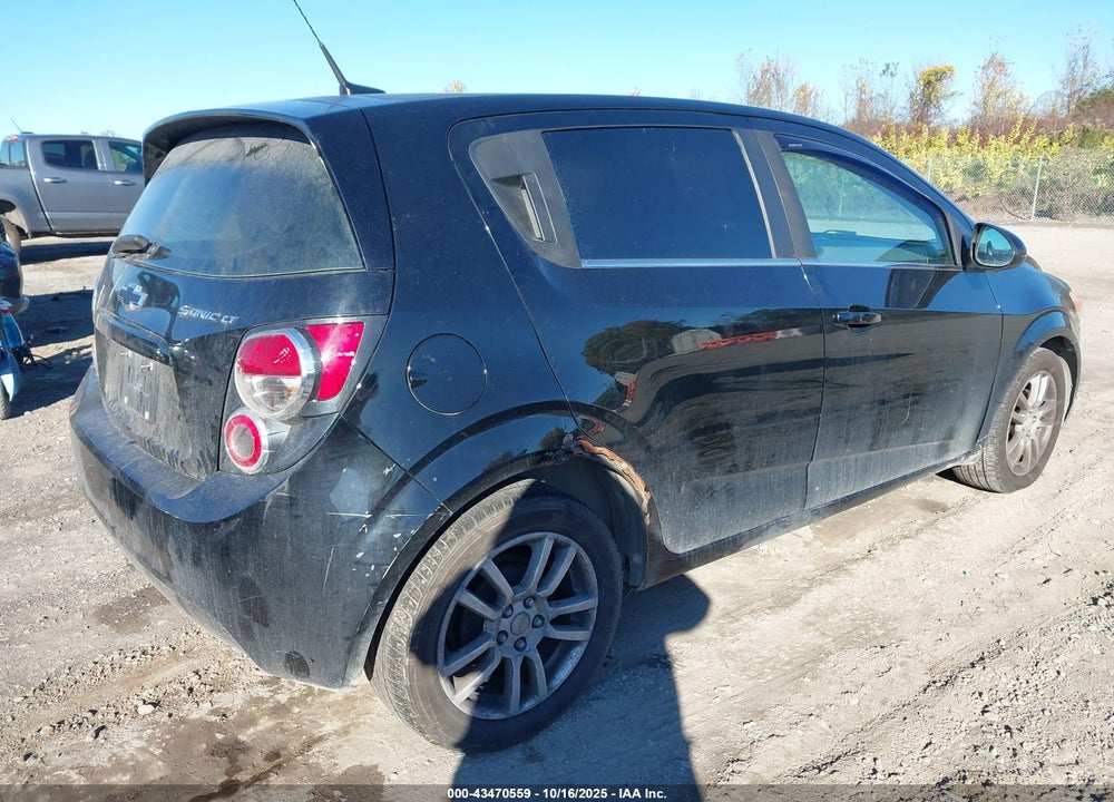 2012 CHEVROLET SONIC 2LT VIN: 1G1JC6SH2C4121314
