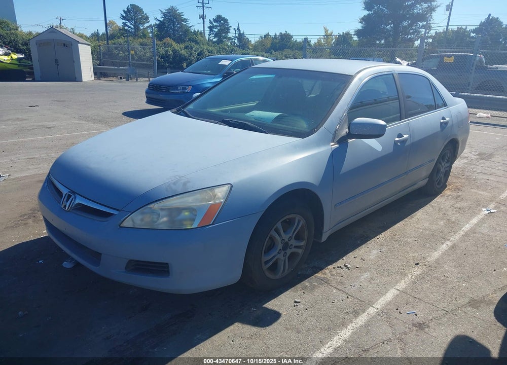 2007 HONDA ACCORD VIN: JHMCM56387C018494