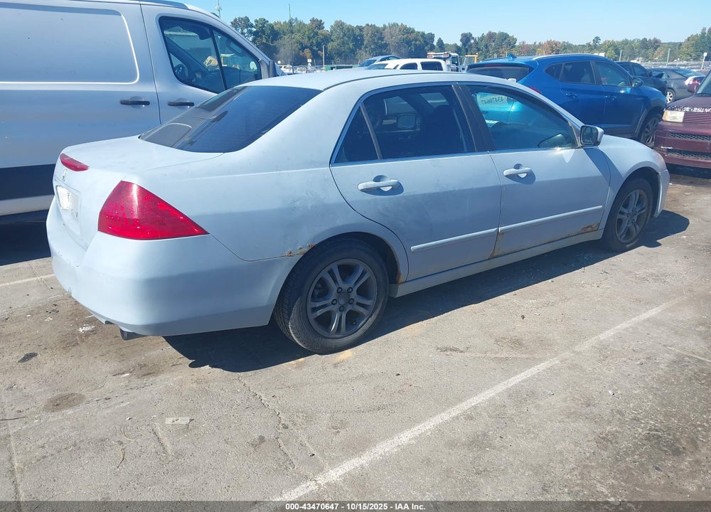 2007 HONDA ACCORD VIN: JHMCM56387C018494