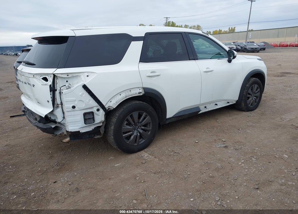 2022 NISSAN PATHFINDER S 4WD VIN: 5N1DR3AC8NC237886
