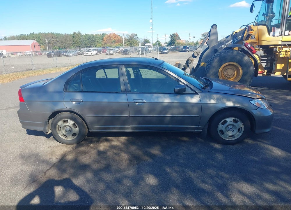 2005 HONDA CIVIC HYBRID VIN: JHMES95625S013540
