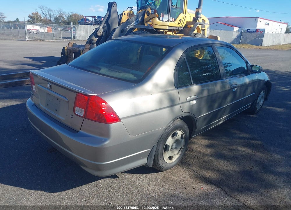 2005 HONDA CIVIC HYBRID VIN: JHMES95625S013540