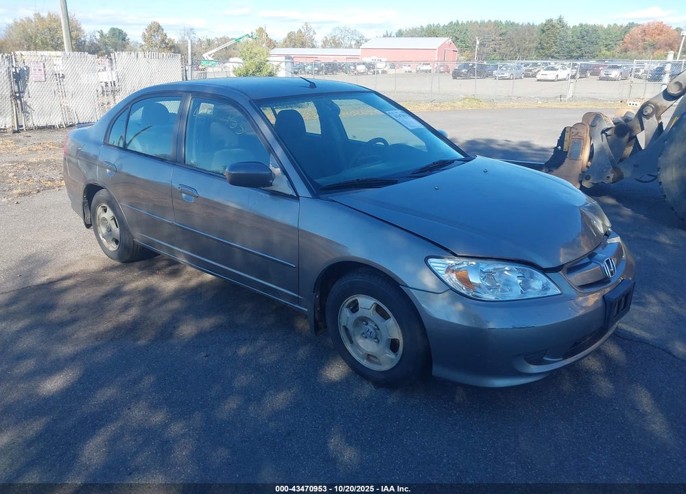 2005 HONDA CIVIC HYBRID VIN: JHMES95625S013540