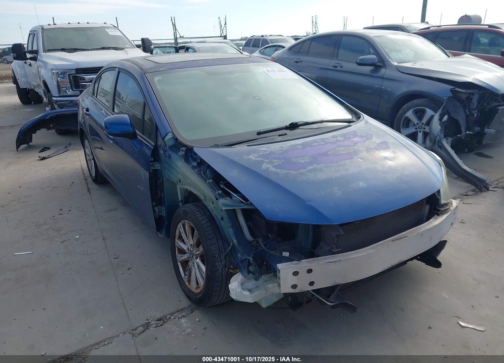 2012 HONDA CIVIC EX VIN: 19XFB2F89CE073859
