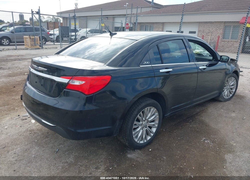 2011 CHRYSLER 200 LIMITED VIN: 1C3BC2FG6BN599206