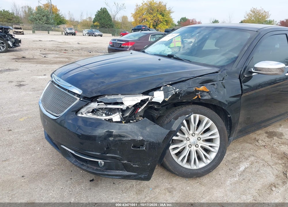 2011 CHRYSLER 200 LIMITED VIN: 1C3BC2FG6BN599206