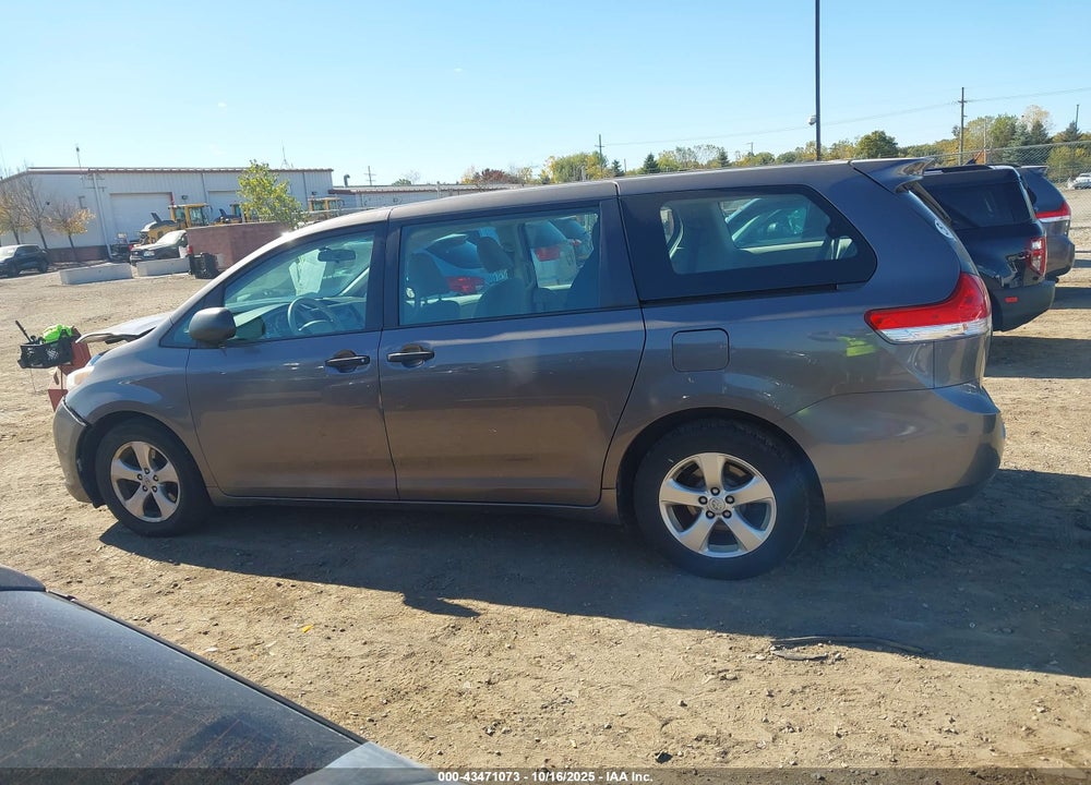 2014 TOYOTA SIENNA L V6 7 PASSENGER VIN: 5TDZK3DC9ES436793