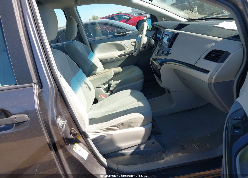 2014 TOYOTA SIENNA L V6 7 PASSENGER VIN: 5TDZK3DC9ES436793