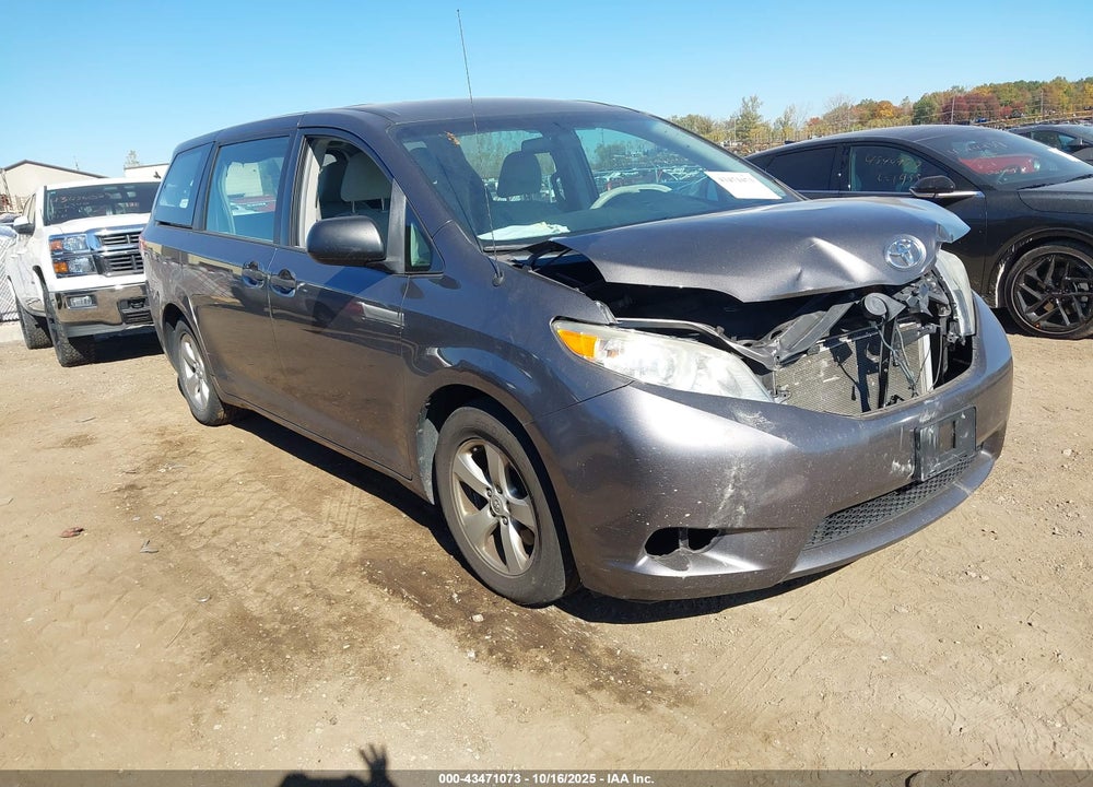 2014 TOYOTA SIENNA L V6 7 PASSENGER VIN: 5TDZK3DC9ES436793