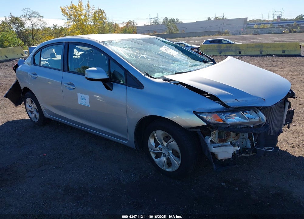2013 HONDA CIVIC LX VIN: 19XFB2F58DE257522