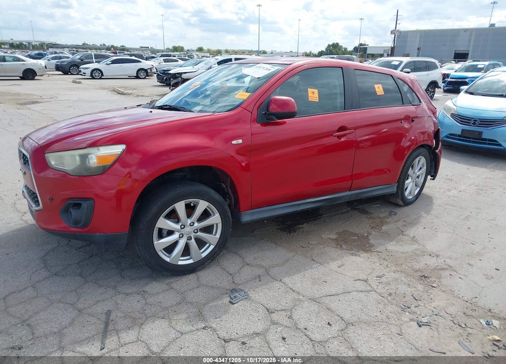 2013 MITSUBISHI OUTLANDER SPORT ES VIN: 4A4AR3AUXDE002322