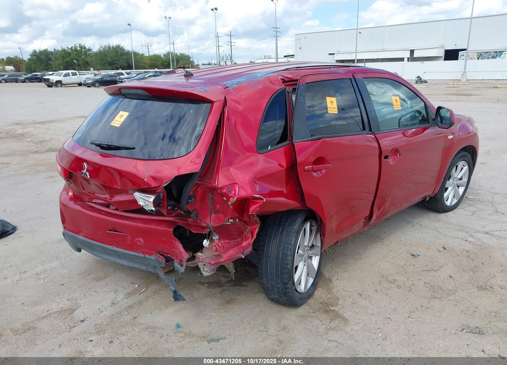 2013 MITSUBISHI OUTLANDER SPORT ES VIN: 4A4AR3AUXDE002322