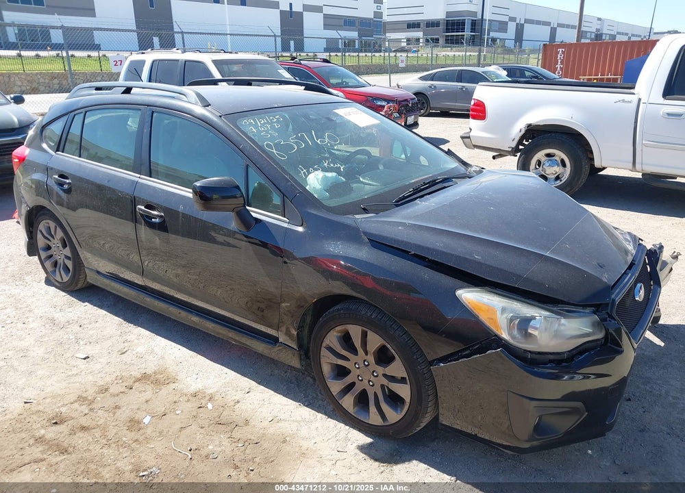 2013 SUBARU IMPREZA 2.0I SPORT LIMITED VIN: JF1GPAR61D2835760