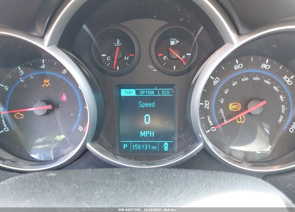 2013 CHEVROLET CRUZE ECO AUTO VIN: 1G1PH5SB8D7144436