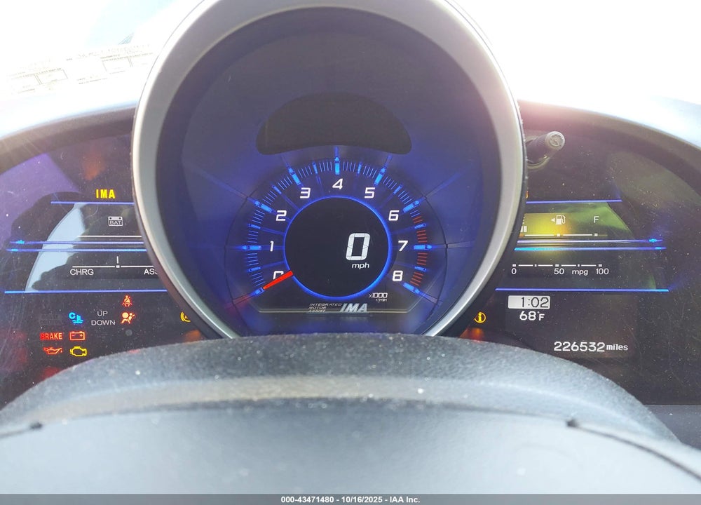 2011 HONDA CR-Z VIN: JHMZF1C43BS004270