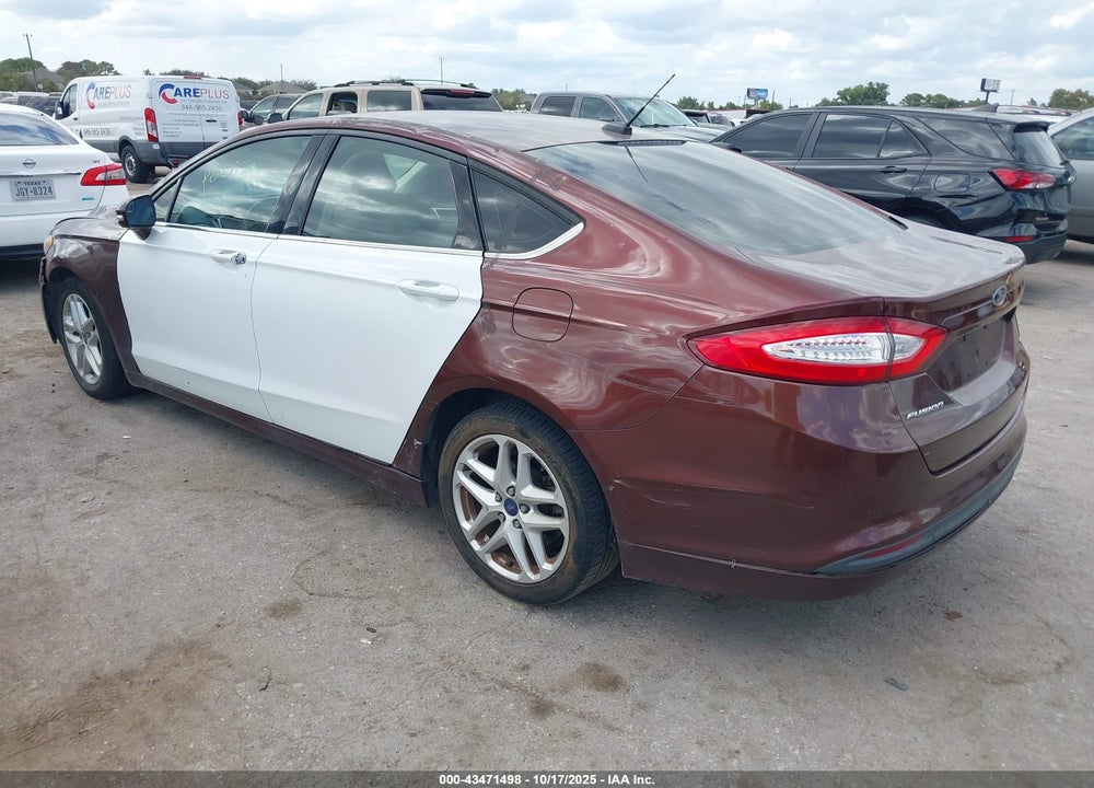 2016 FORD FUSION SE VIN: 3FA6P0H73GR338256