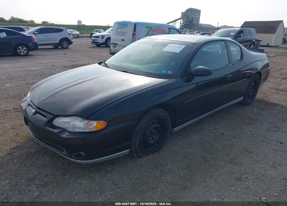 2001 CHEVROLET MONTE CARLO SS VIN: 2G1WX15K419250251