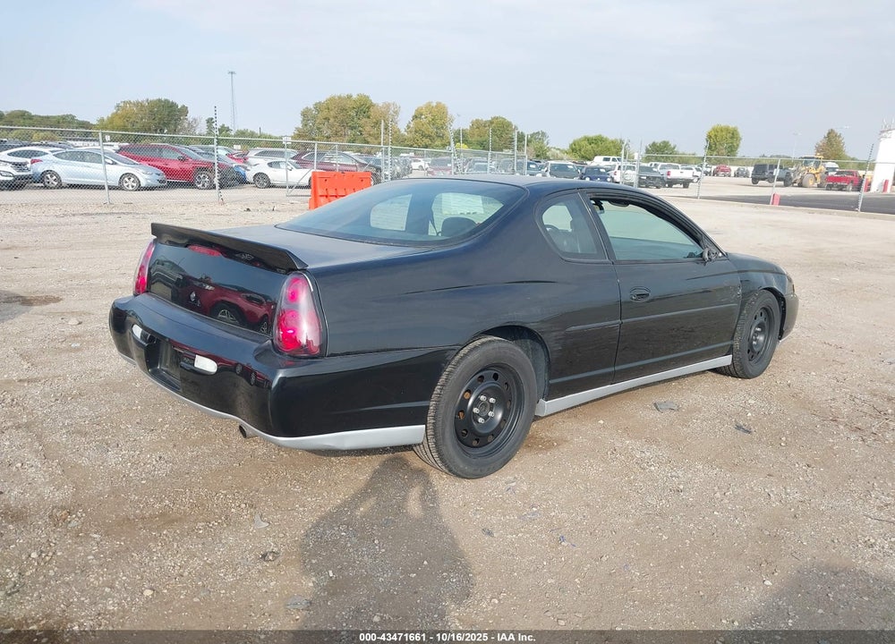 2001 CHEVROLET MONTE CARLO SS VIN: 2G1WX15K419250251