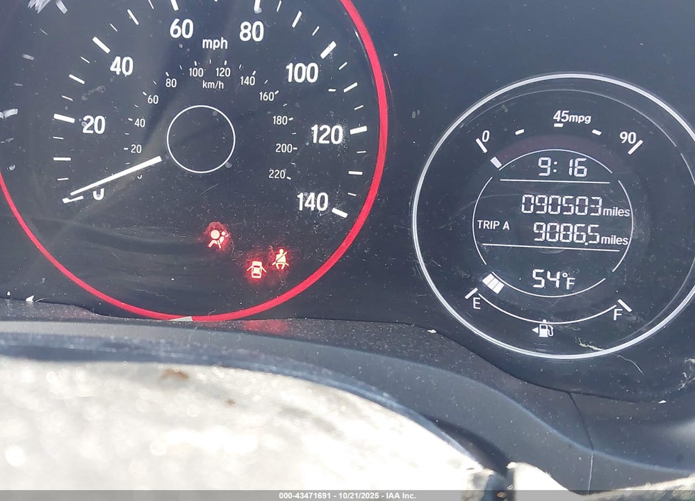2021 HONDA HR-V VIN: 3CZRU6H34MM732139