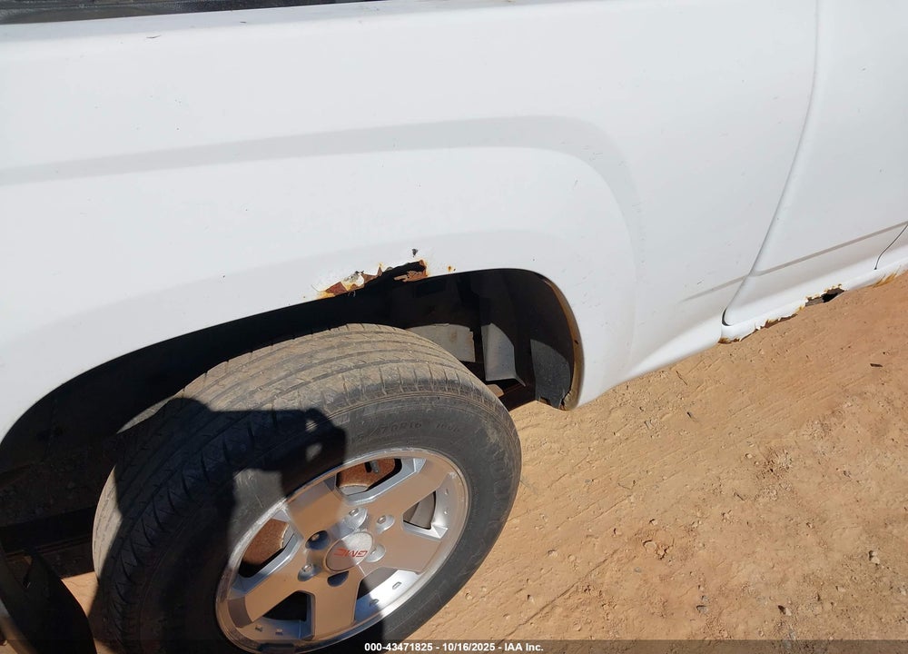 2011 GMC CANYON SLE1 VIN: 1GTE5MF90B8117800