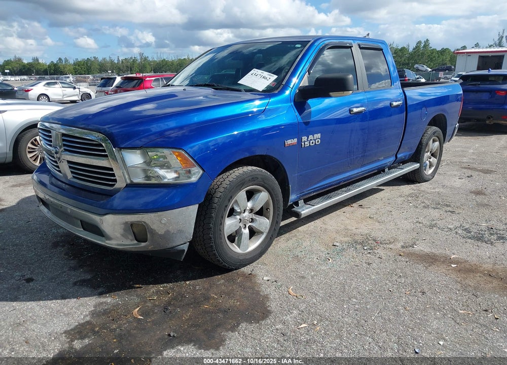 2017 RAM 1500 BIG HORN 4X2 6'4 BOX VIN: 1C6RR6GT3HS601734