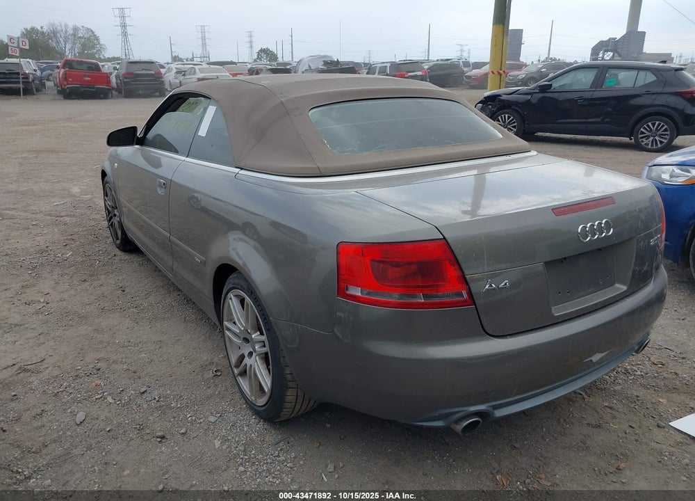 2009 AUDI A4 VIN: WAUAF48H59K008940