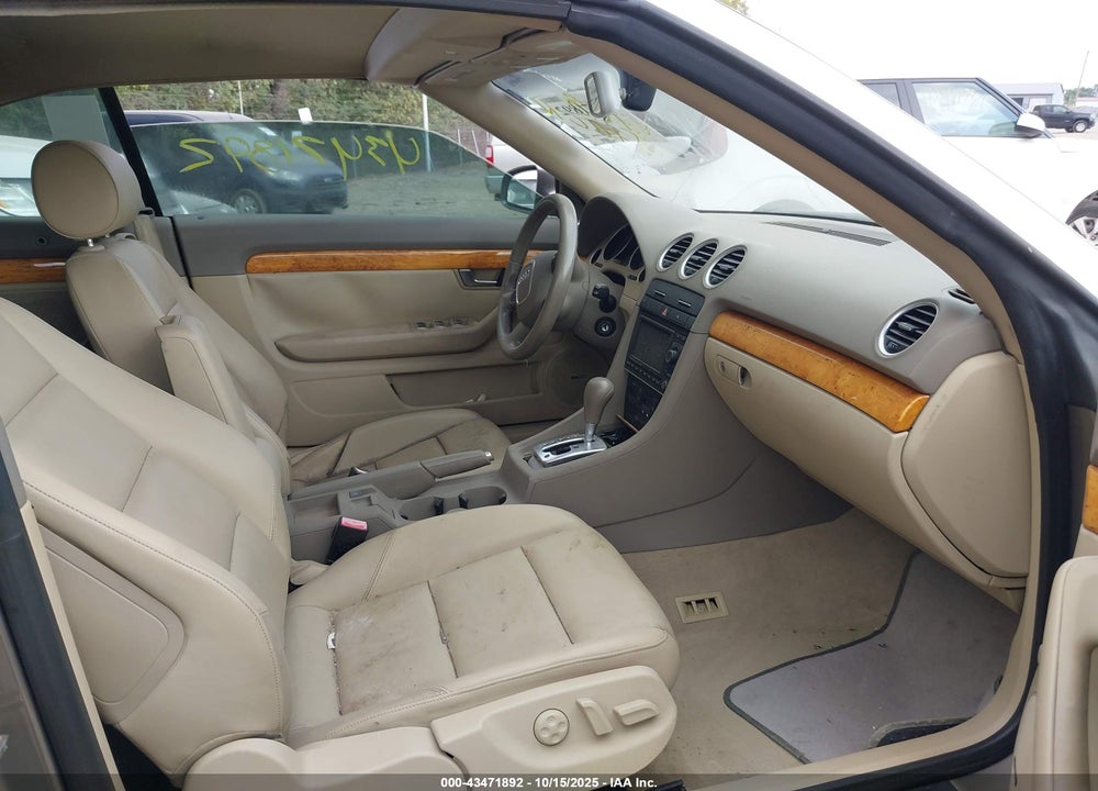 2009 AUDI A4 VIN: WAUAF48H59K008940