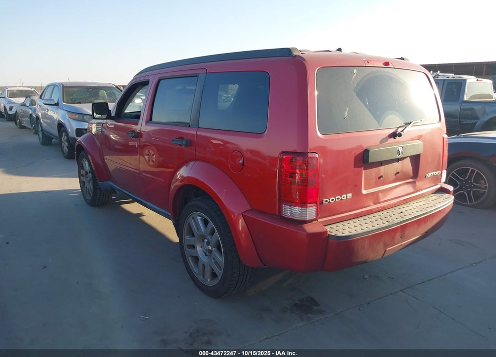 2011 DODGE NITRO VIN: 1D4PT4GK3BW603158