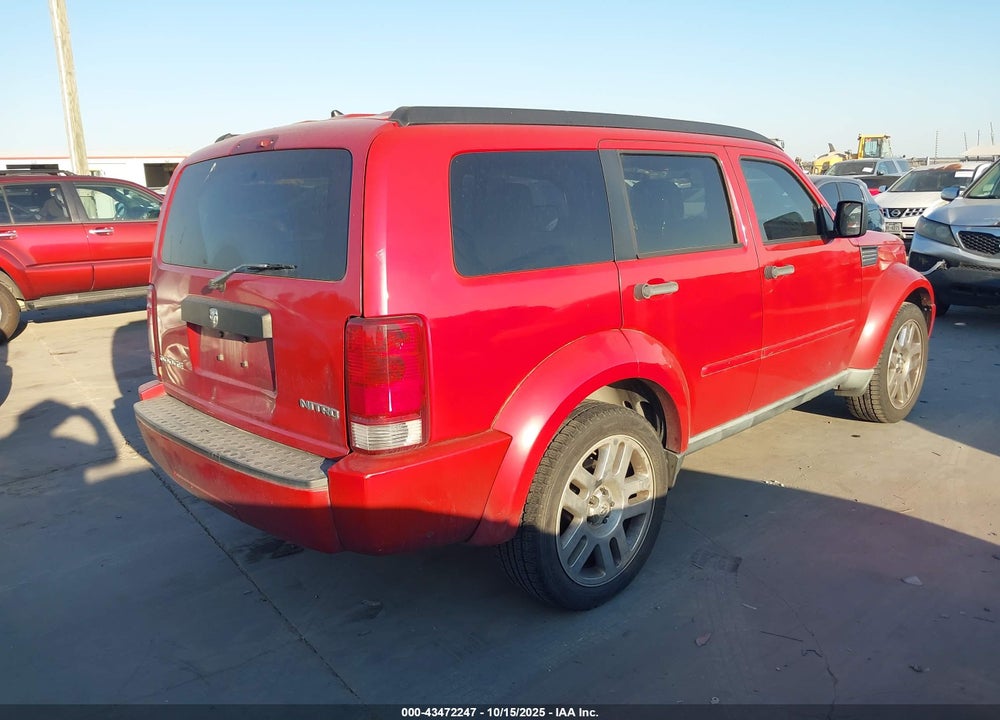 2011 DODGE NITRO VIN: 1D4PT4GK3BW603158