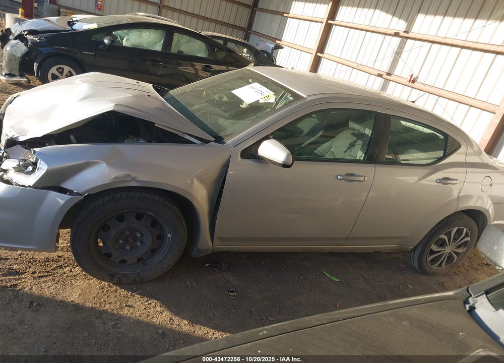 2011 DODGE AVENGER MAINSTREET VIN: 1B3BD1FB7BN573562