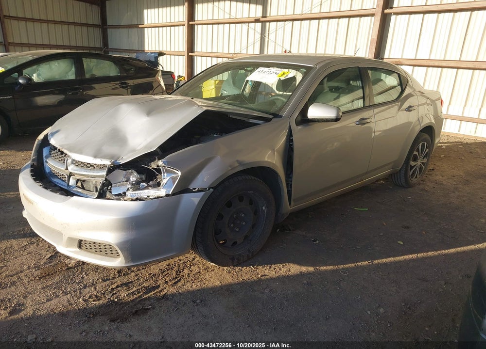 2011 DODGE AVENGER MAINSTREET VIN: 1B3BD1FB7BN573562