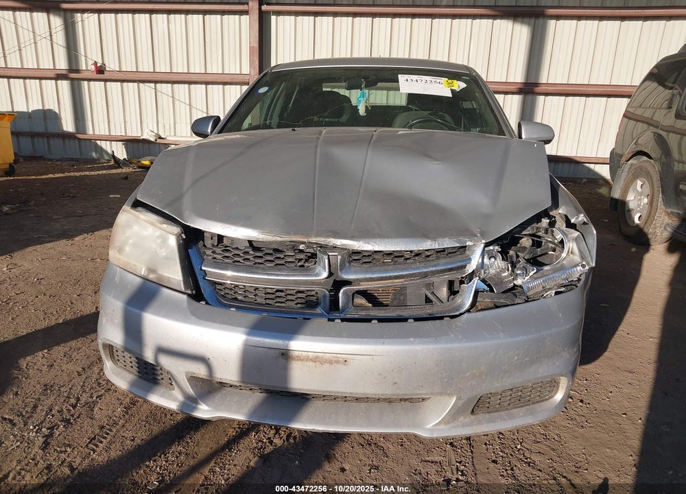 2011 DODGE AVENGER MAINSTREET VIN: 1B3BD1FB7BN573562
