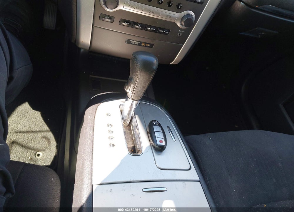 2012 NISSAN MURANO S VIN: JN8AZ1MU6CW104883